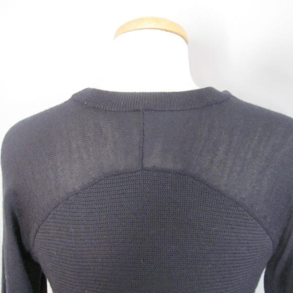 Lululemon Lightweight Boolux Sweater Black Women Size 4- 6? - Picture 7 of 11